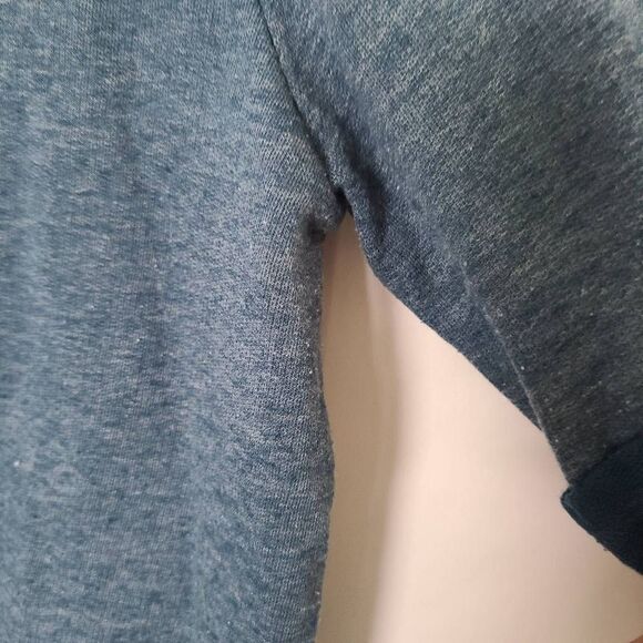 Habitat Clothes Teal‎ Asymmetrical Pullover Top sz Medium - Picture 6 of 7